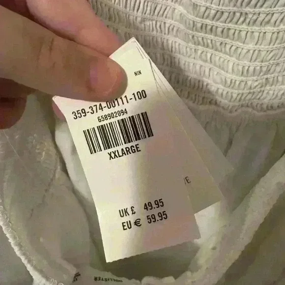 NWT Hollister Saidie  Chiffon Flutter sleeve mini dress XXL - Picture 8 of 8